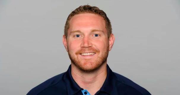 Tennessee Titans tight ends coach Luke Steckel.